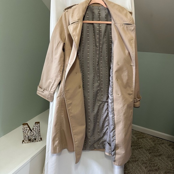 Tory Burch Beige Tan Trench Coat Size 12 - Picture 3 of 14